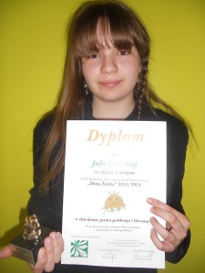 Julia Lasecka – najlepsza w popularnym, regionalnym konkursie „Złota Żabka”