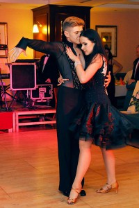 Aleksander Spych ze swoją partnerką - Weroniką Bigaj