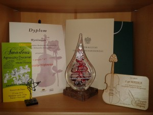 Trofea utalentowanej skrzypaczki   fot. Agnieszka Witkowska